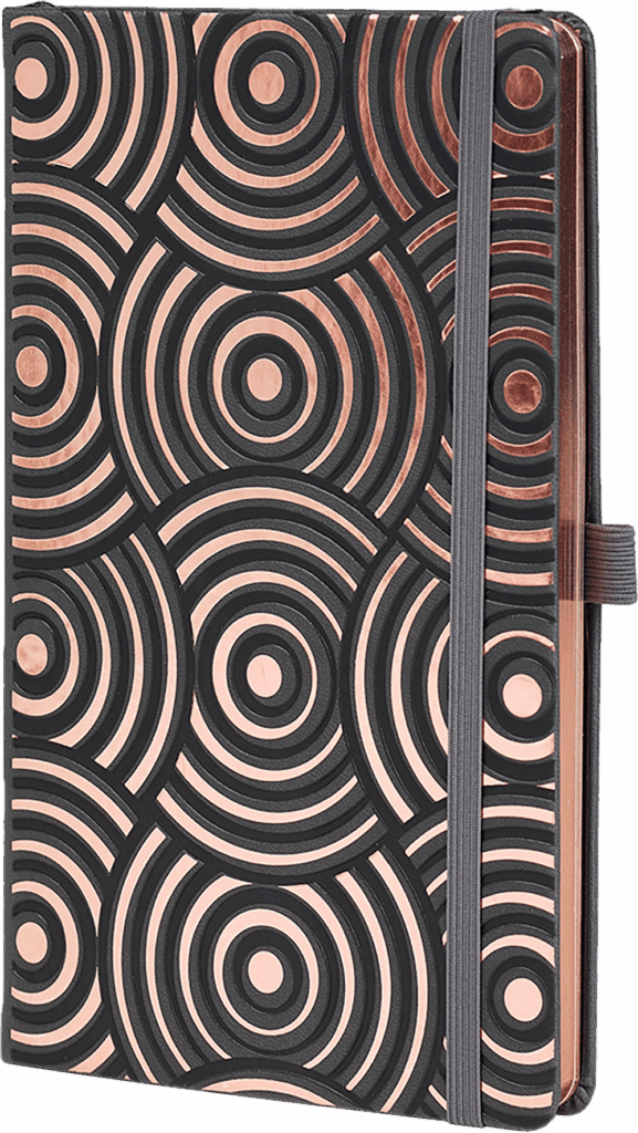 Castelli Notizbuch Black and Rose Premium Natural Papier FSC Recyclable