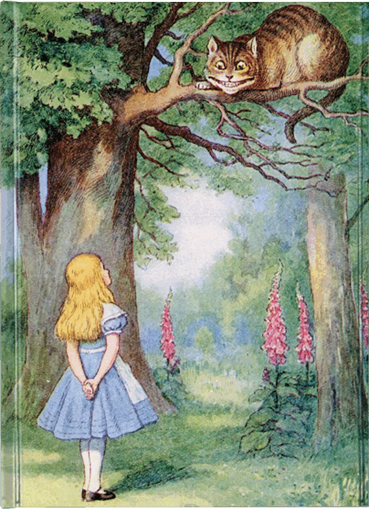 Flame Tree Notizbuch Alice im Wunderland Hardcover A5
