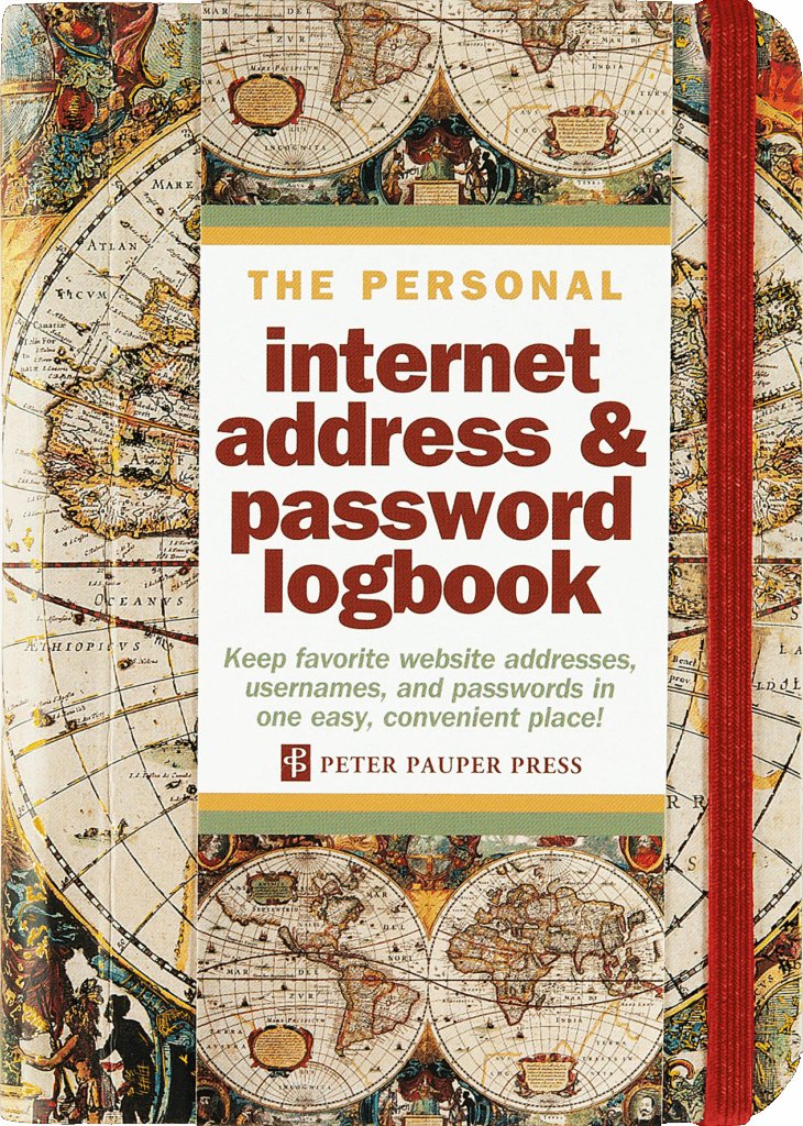 Peter Pauper Press Internet-Passwort-Logbook: Old World