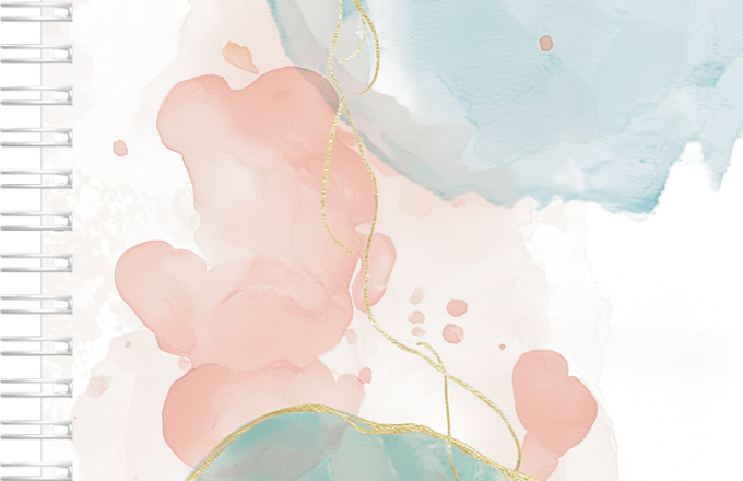 Ladytimer Ringbuch Watercolor