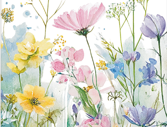 Miniplaner Style Blumenwiese