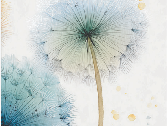Miniplaner Style Pusteblumen
